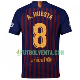 Camiseta de fútbol FC Barcelona A_Iniesta 8 1ª equipación 2018/2019